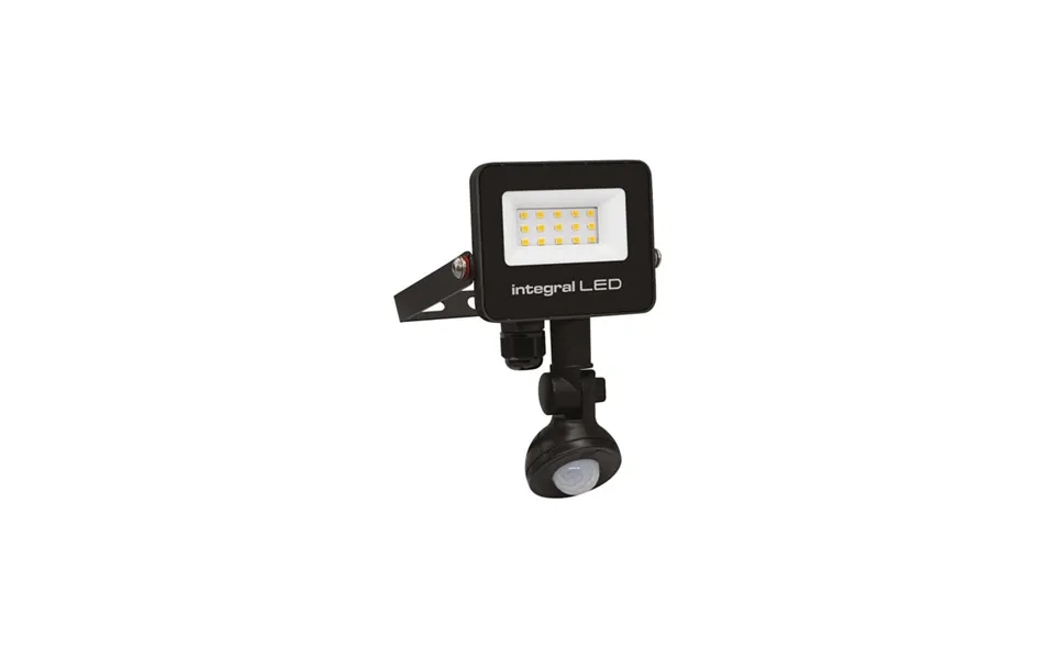 Super Slim 2 Cool White Pir Floodlight 10w Ip67 Integral Led