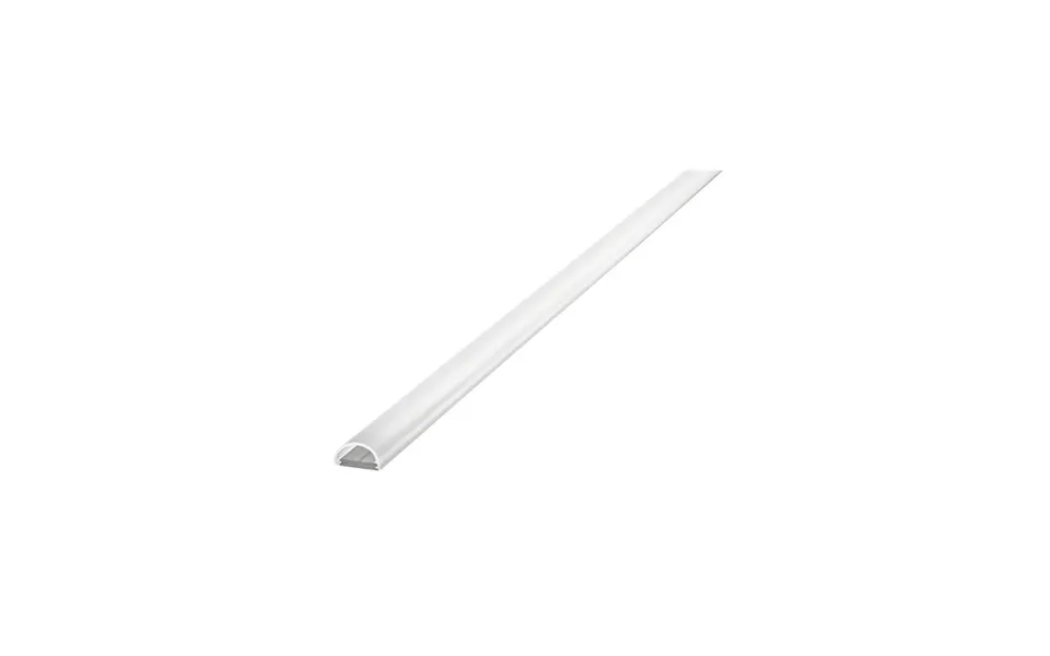 Surface Mount Frosted Diffuser 13.8x8mm Aluminium Profile Rail 1 Metre Integral Led