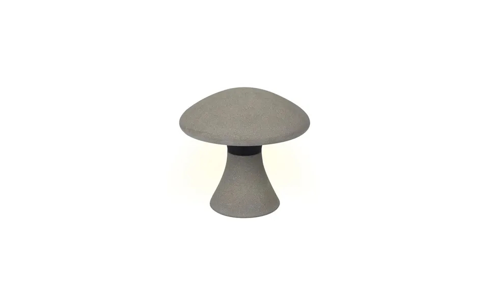 Taos Small Mushroom Bollard 6.5w Led 3000k 490lm Ip65 Dark Grey Cement Mantra