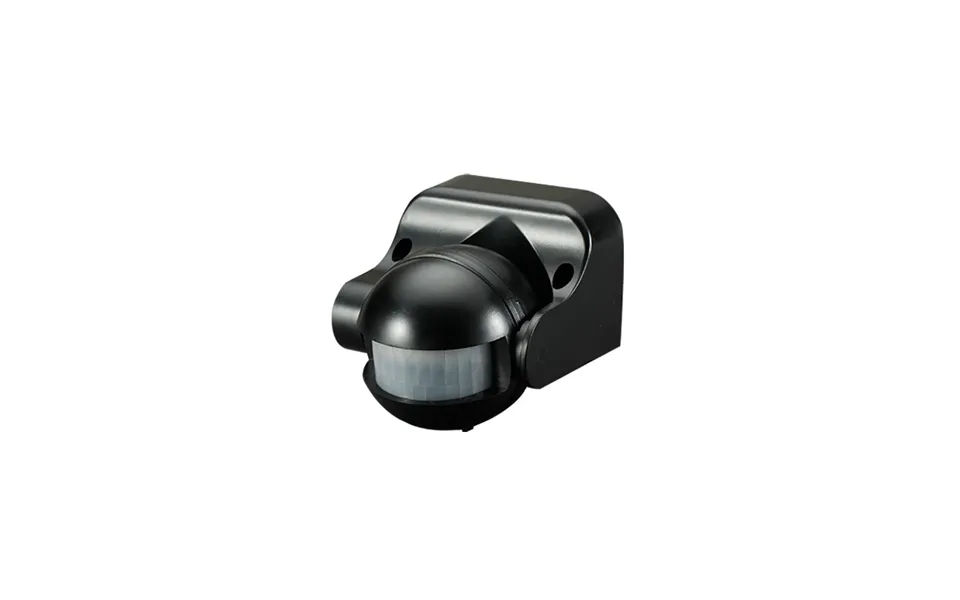 Tiltable 180 Degree Ip44 Pir Sensor Black Ovia