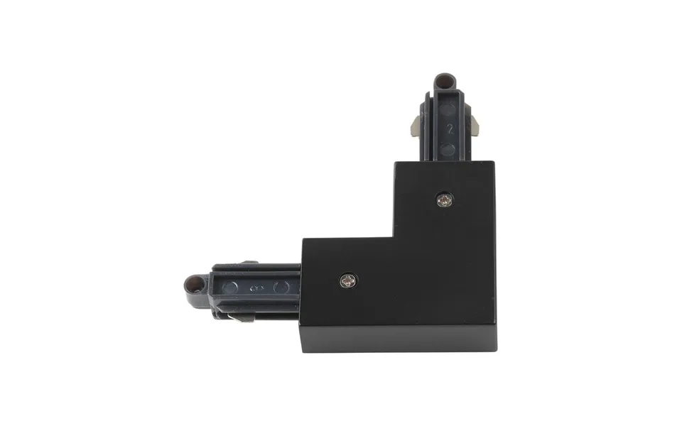Track 90 Corner Connector - Left Matt Black Astro