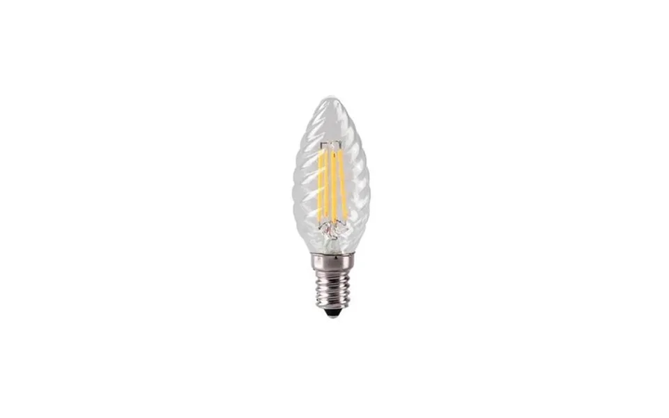 Twist Clear Led Filament Candle 2700k 4w E14 Kosnic