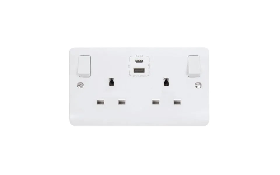 Usb Switched Socket 13a 2g Click