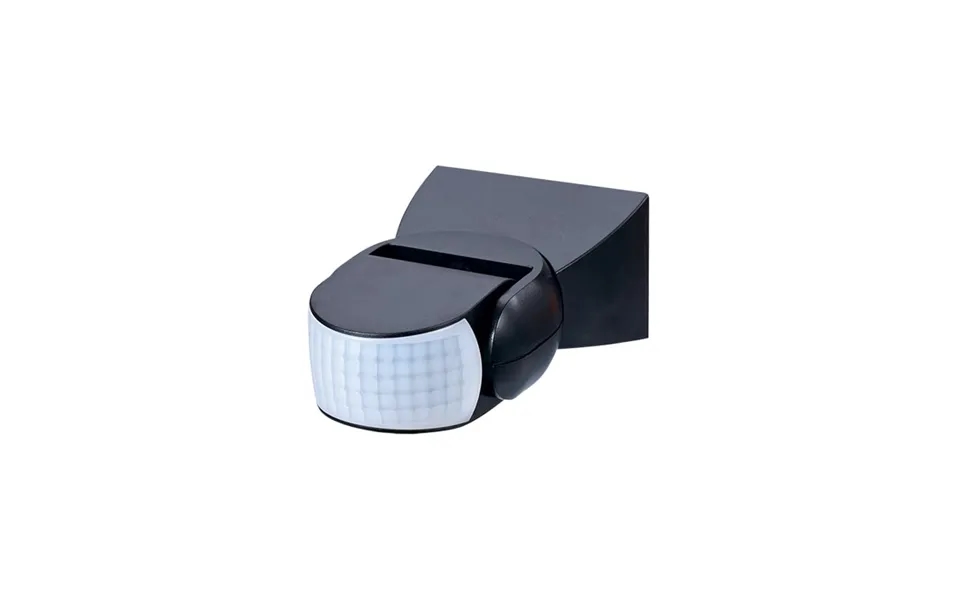 Wall Mounted Multi-directional Ip65 Pir Sensor Black Ovia