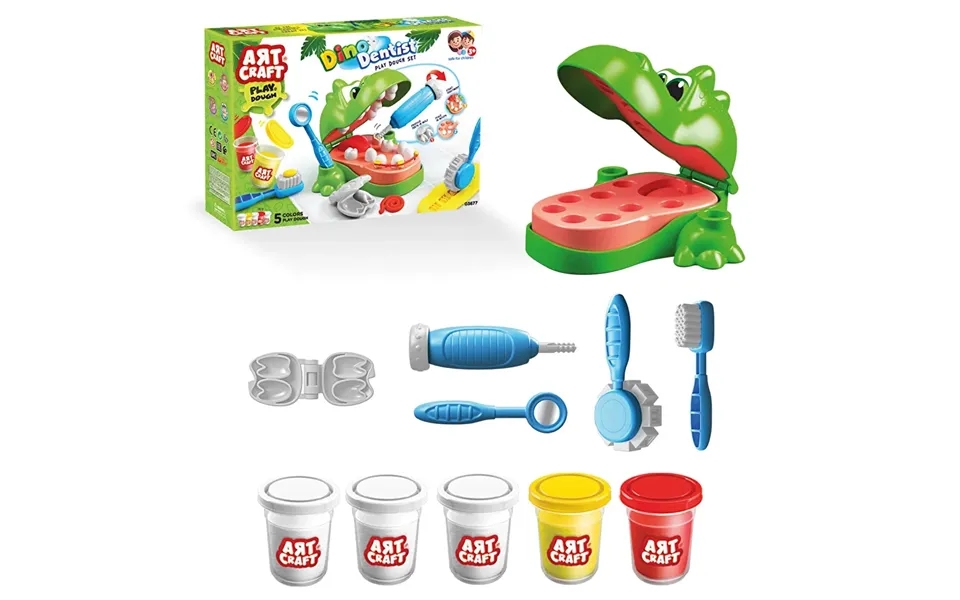 Artcraft Dino Dentist Play Dough Set