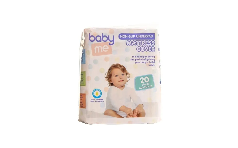 Baby Me Non-slip Underpad Mattress Cover 60x90cm 20 Pcs