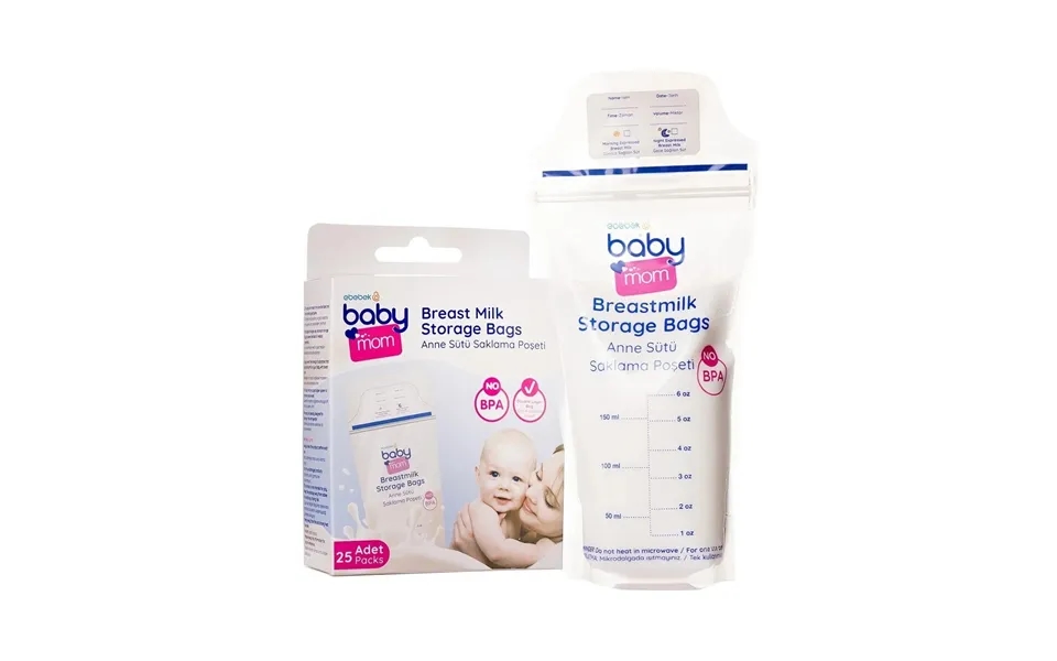Baby Mom Breast Milk Storage Bag 25 Pcs