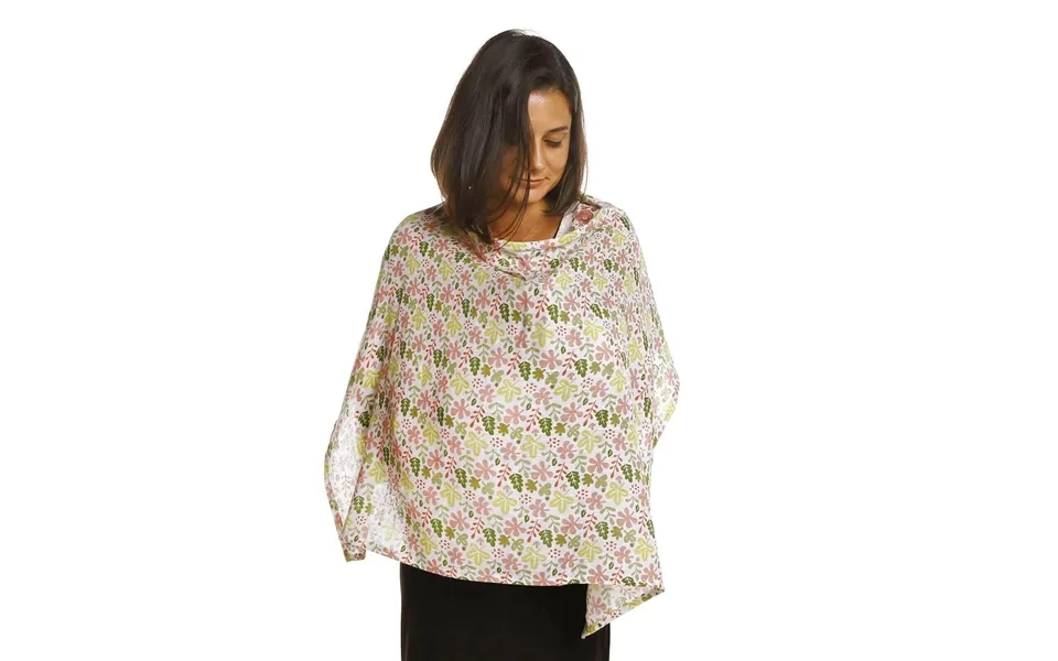 Baby Mom Crown Patterned Muslin Cotton Nursing Breastfeeding Apron