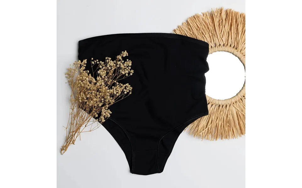 Baby Mom High Waist Pregnancy Brief - Black