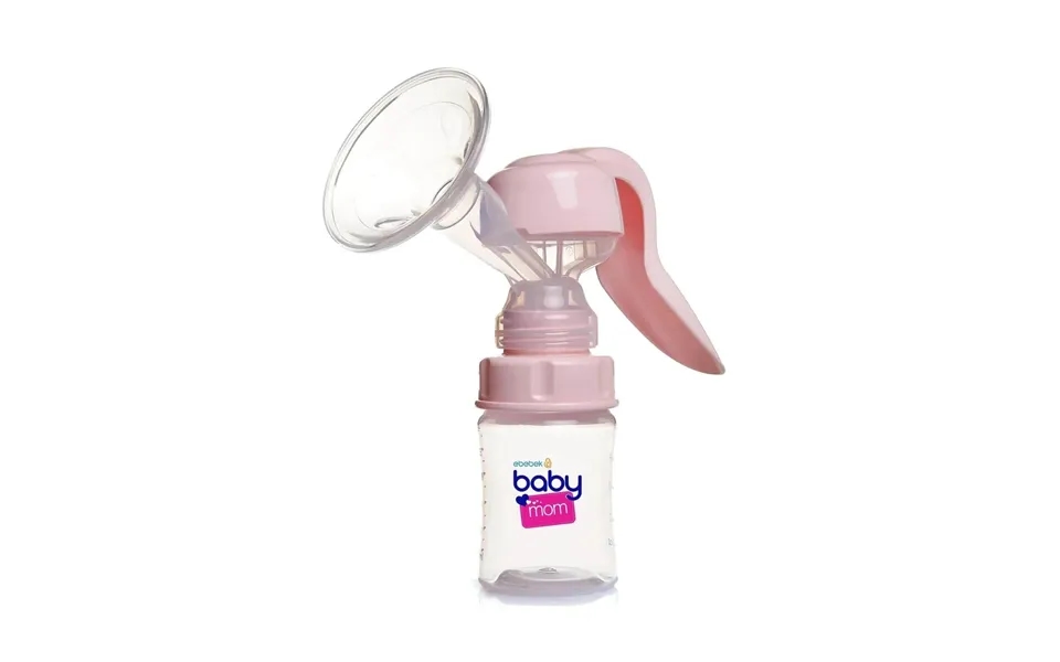 Baby Mom Single Manual Breast Pump - Pink