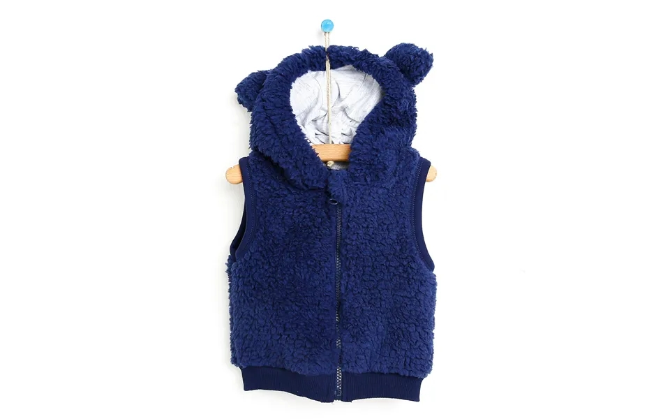 Babyz Welsoft Vest - Navy Blue, 3 Years