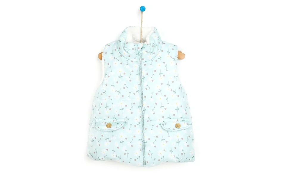 Babyz Winter Girl Daisy Inflatable Vest - Light Green, 2 Years