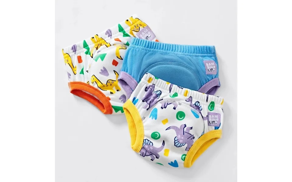 Bambino Mio Revolutionary Reusable Potty Training Pants Pack Of 3 - Brave Dinos, 2-3 Years