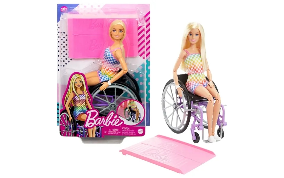 Barbie Fashionista With Wheelchair Set Blonde