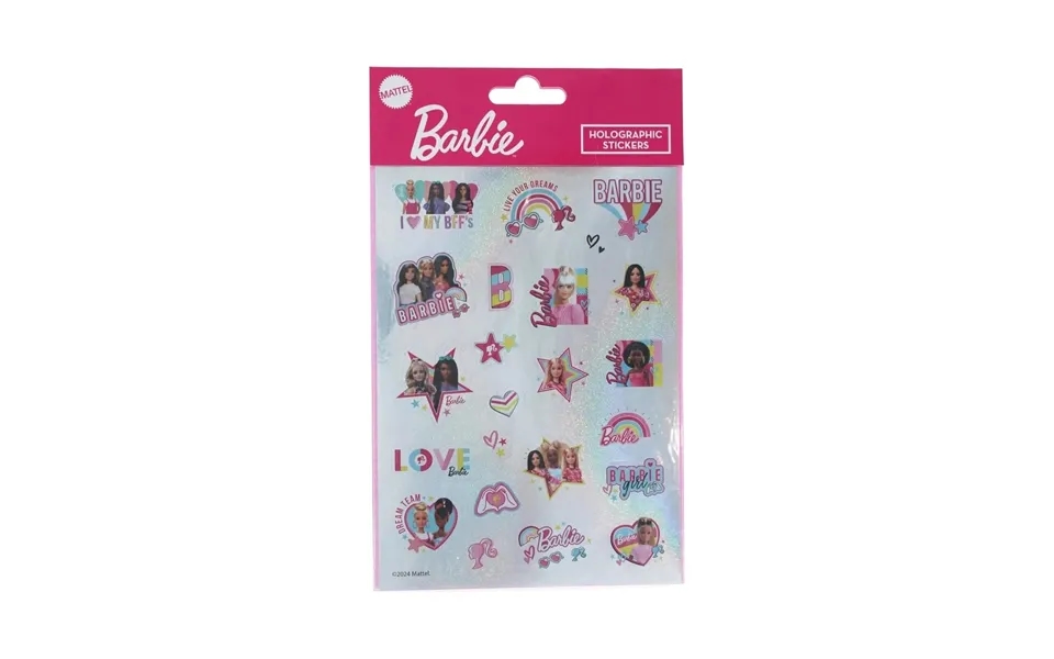 Barbie Holographic Sticker Sheet