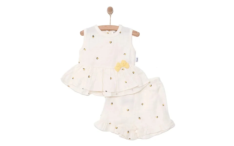 Bebetto Cute Fairy Girl T-shirt & Short - Ecru