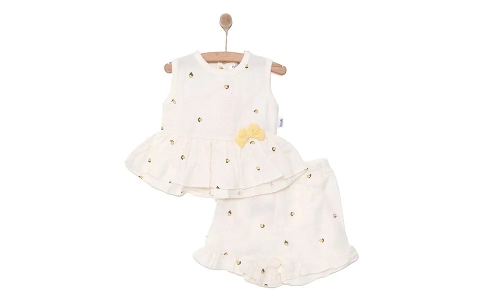 Bebetto Cute Fairy Girl T-shirt & Short - Ecru