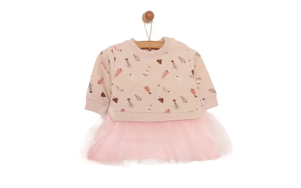 Bebetto Newborn Christmas Dress - Pink, 9 Months