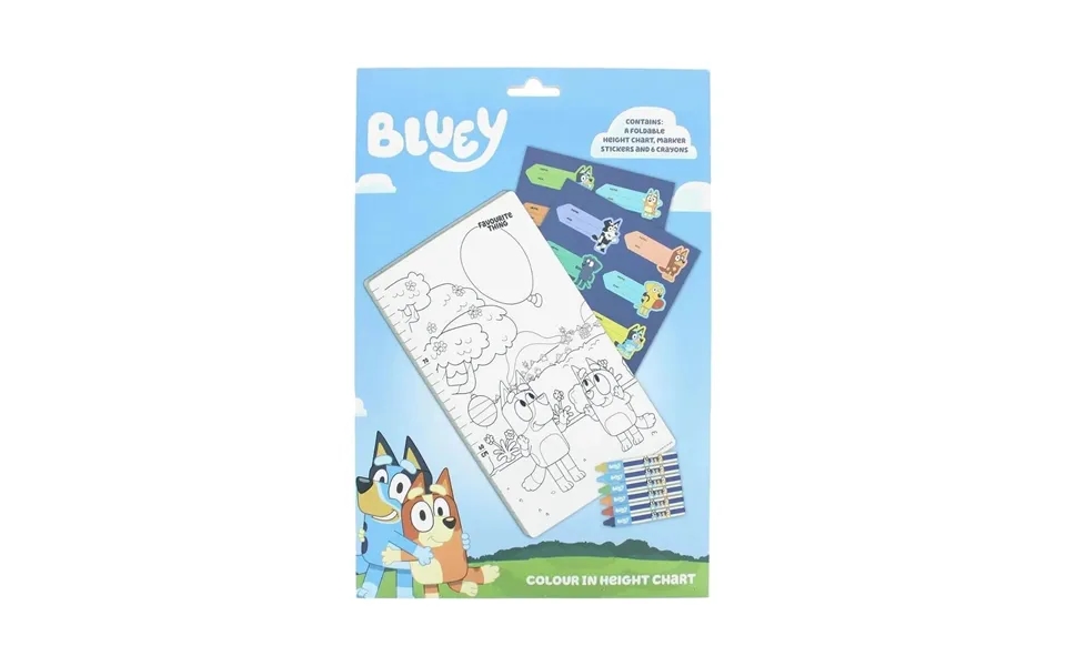 Bluey Height Chart