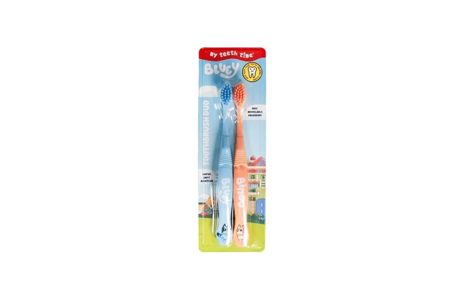Bluey Toothbrushes Pack Of 2