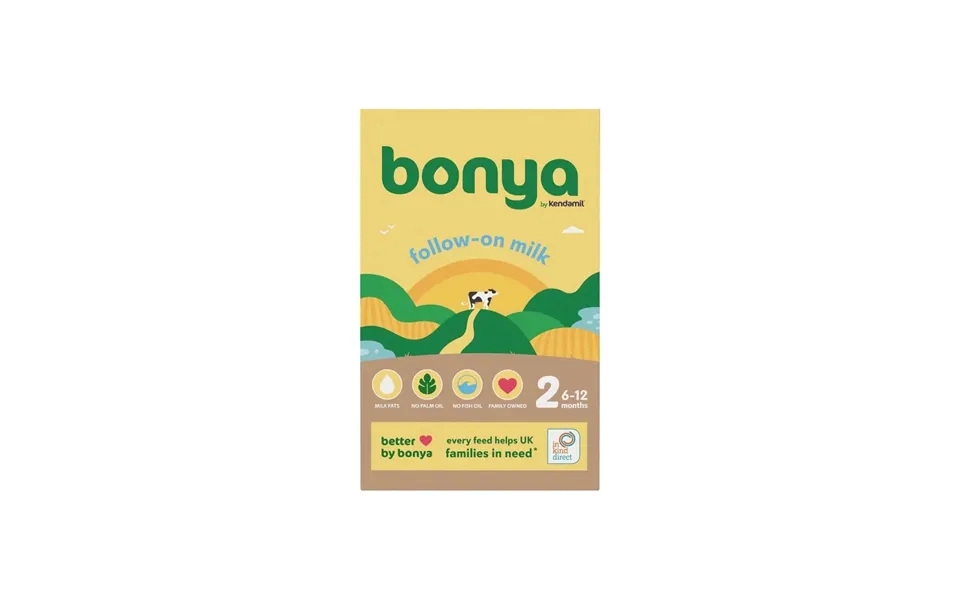 Bonya By Kendamil 2 Follow On Milk 6-12 Months 800g 2x400g