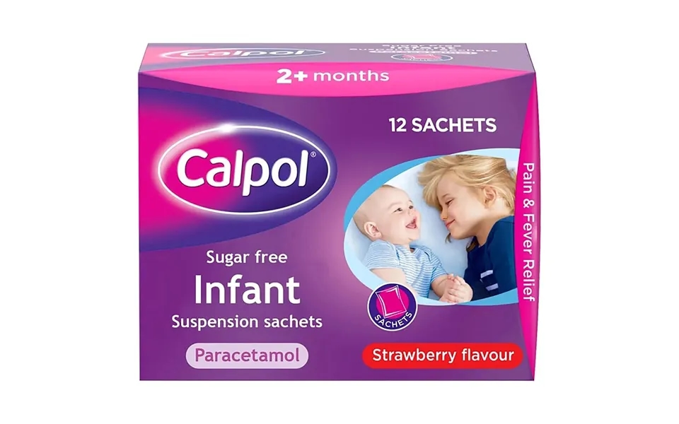Calpol Sugar Free Infant Suspension 2 Months 12 Sachets