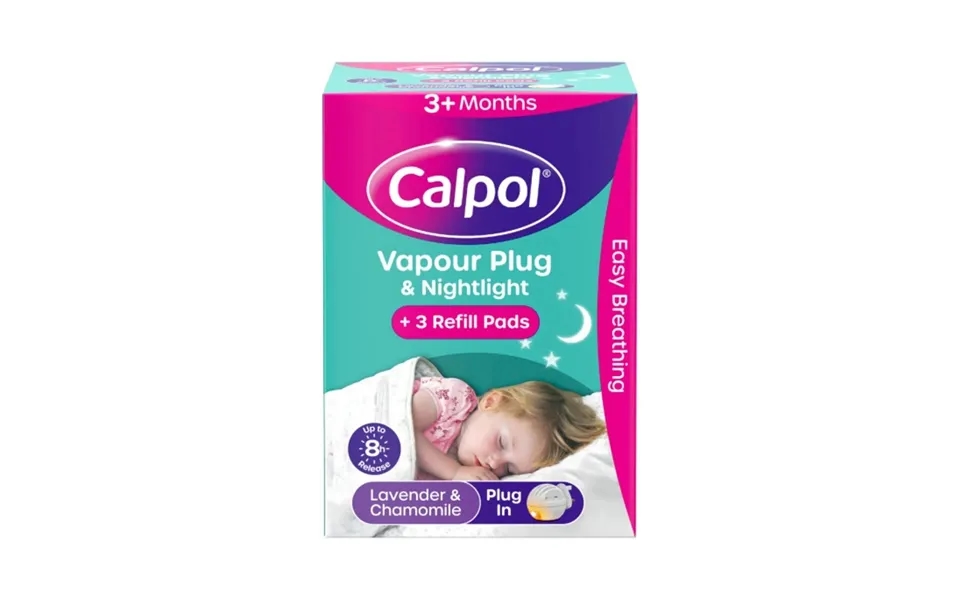 Calpol Vapour Plug Lavender & Chamomile Nightlight 3 Pcs