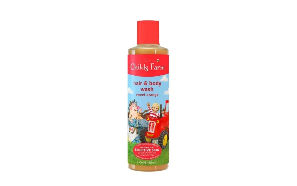 Childs Farm Hair & Bodywash Organic Sweet Orange 250ml