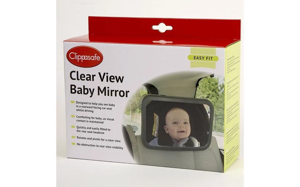 Clippasafe Clear View Car Mirror