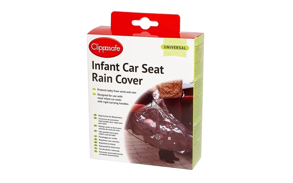 Clippasafe Pvc Rain Cover For Infant Car Seat