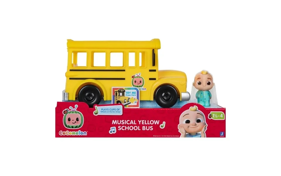 Cocomelon Feature Vehicle Yellow School Bus