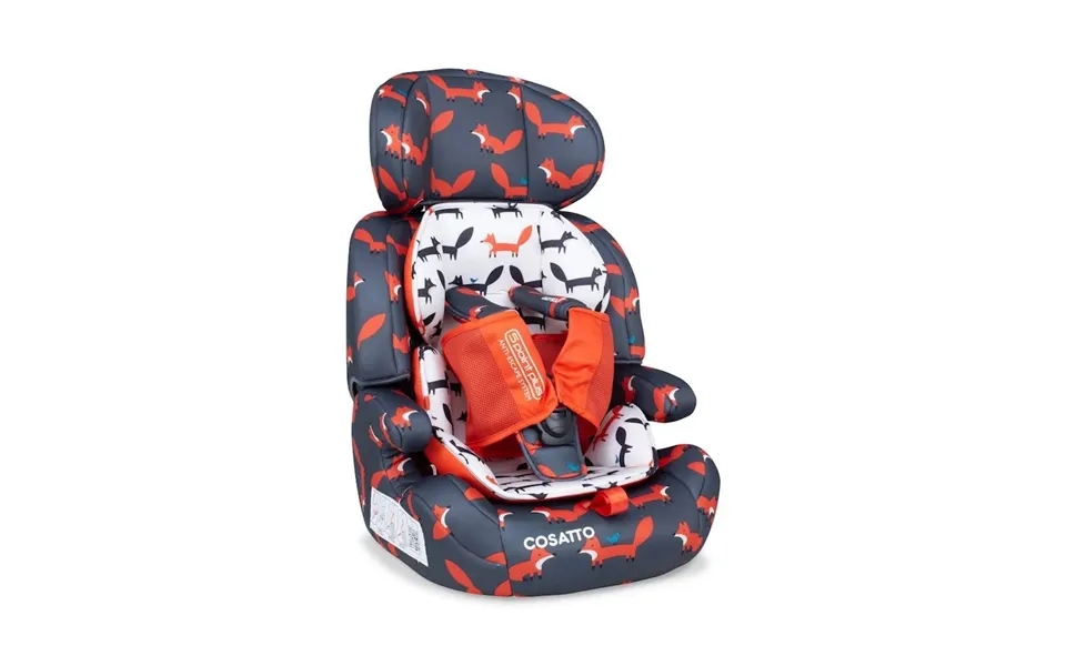 Cosatto Zoomi Group 1 2 3 Car Seat - Charcoal Mister Fox