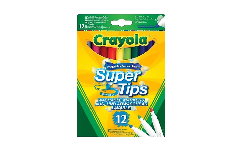 Crayola 12 Bright Supertips