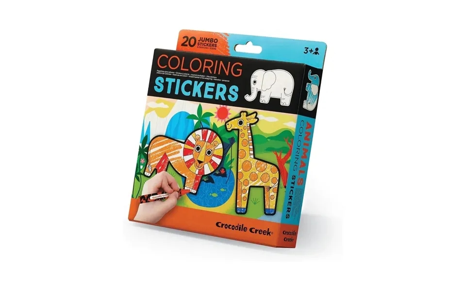 Crocodile Creek Animal Colouring Stickers