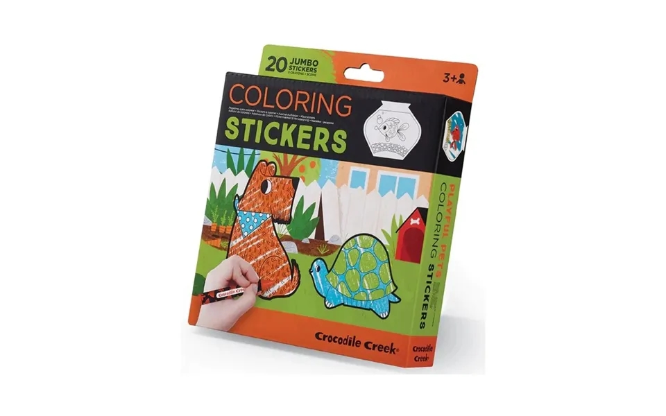 Crocodile Creek Playful Pets Colouring Stickers