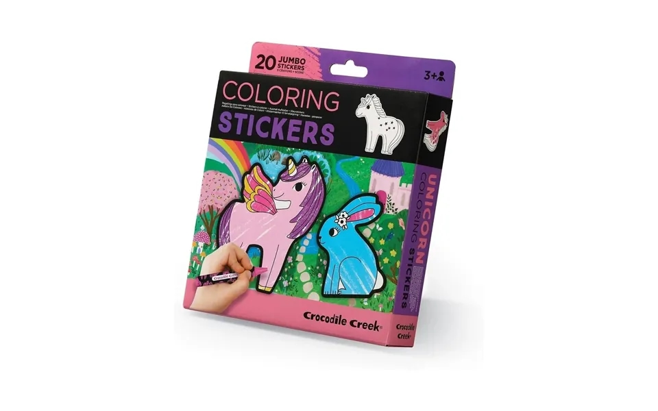 Crocodile Creek Unicorn Colouring Stickers