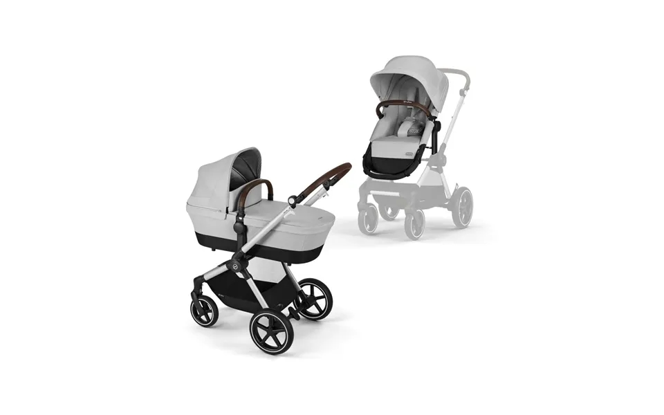 Cybex Eos Lux Silver 2-in-1 Pushchair - Lava Grey