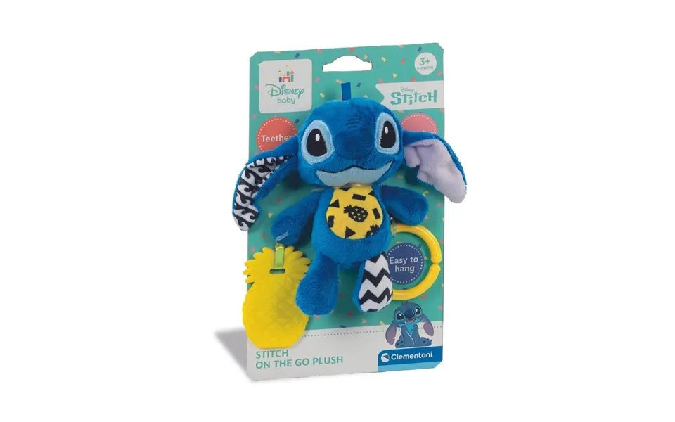 Disney Baby-stitch Soft Rattle Travel Plush