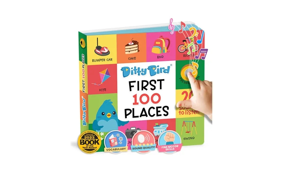 Ditty Bird First 100 Places Book