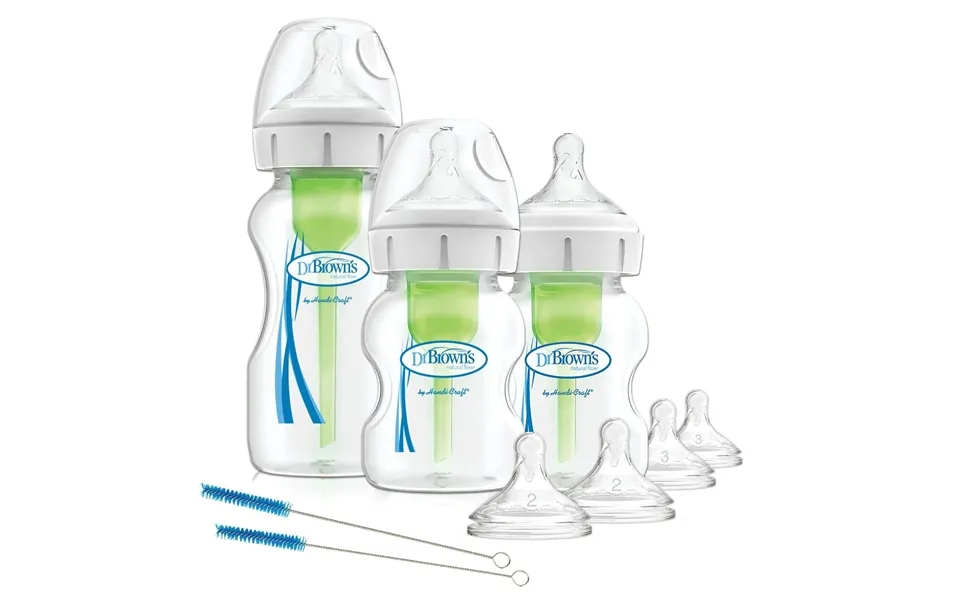 Dr. Brown's Options Anti Colic Baby Bottle Wide Neck Starter Kit