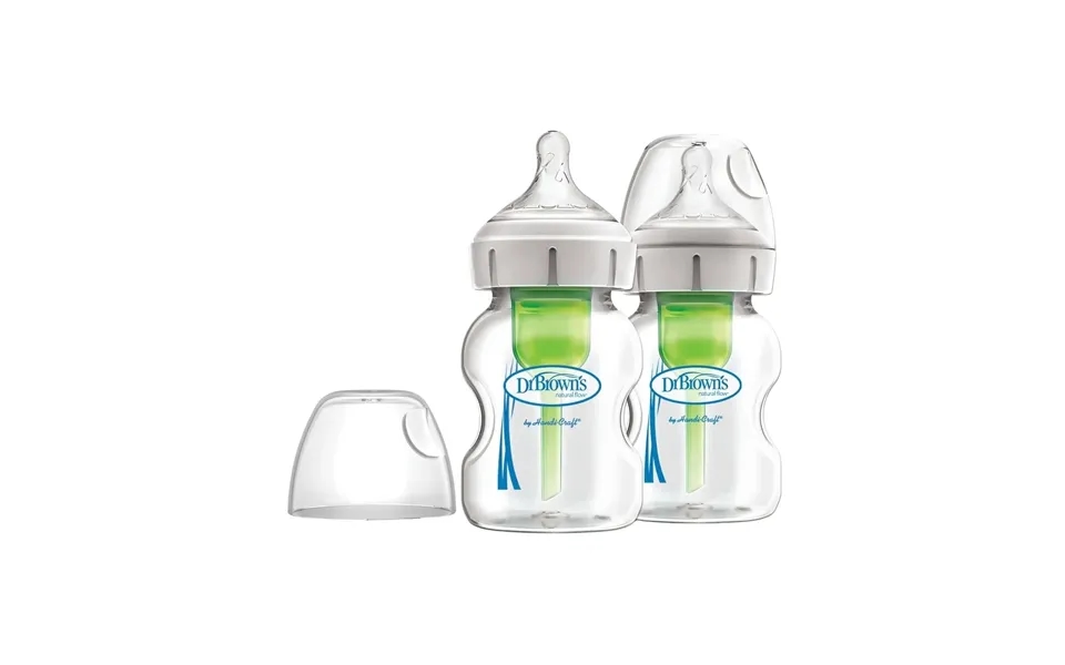 Dr. Brown's Options Wide Neck Anti-colic Glass Bottle 150ml Pack Of 2