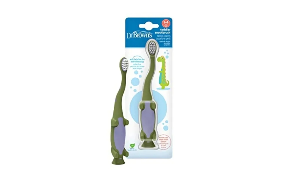 Dr. Brown's Toddler Toothbrush Dinosaur 1-4 Years