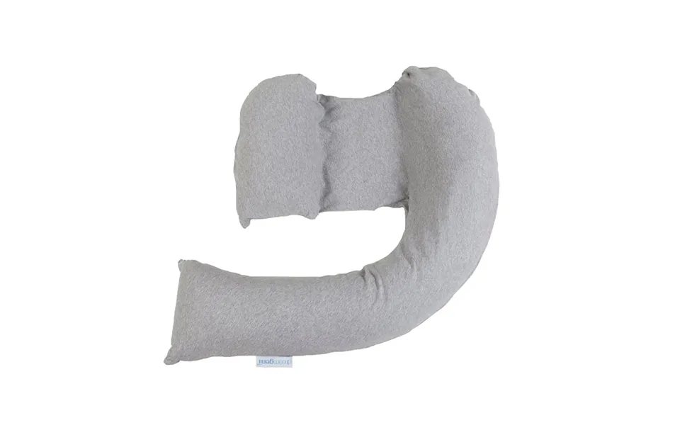 Dreamgenii Support And Feeding Pillow - Grey Marl Cotton Jersey