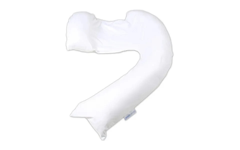 Dreamgenii Support And Feeding Pillow - White Cotton Jersey