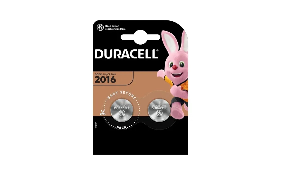 Duracell Electronics 2016 Lithium Coin Battery 2 Pcs
