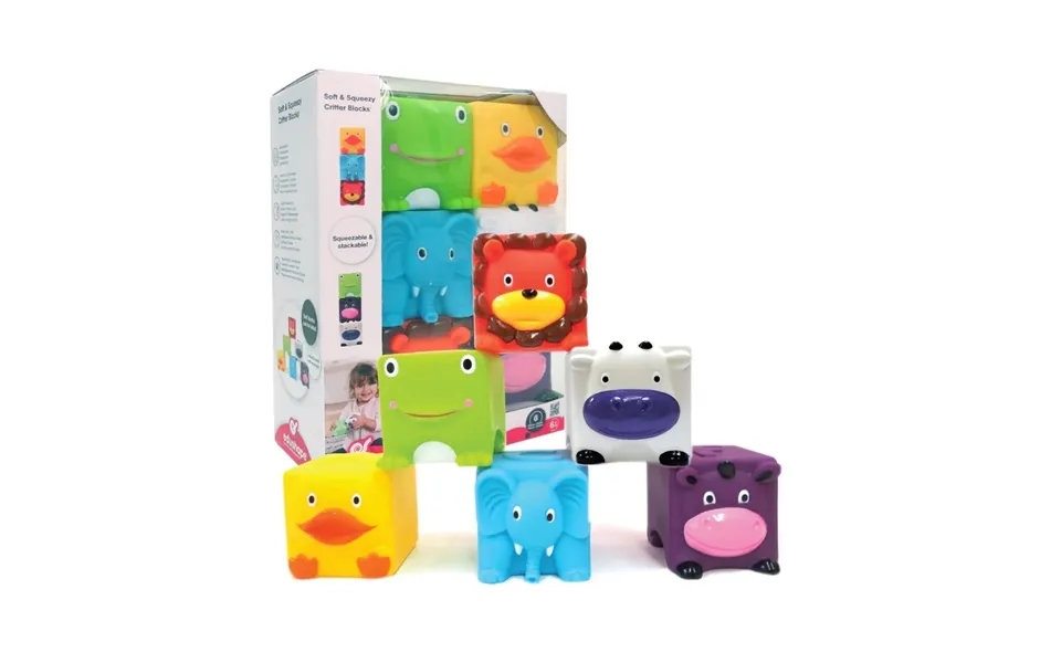 Edushape Soft & Squeezy Critter Blocks