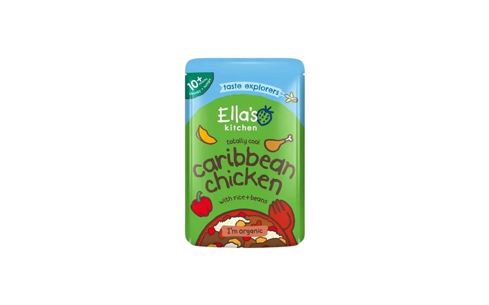 Ella's Kitchen Organic Caribbean Chicken Baby Food Pouch 10 Months 190g