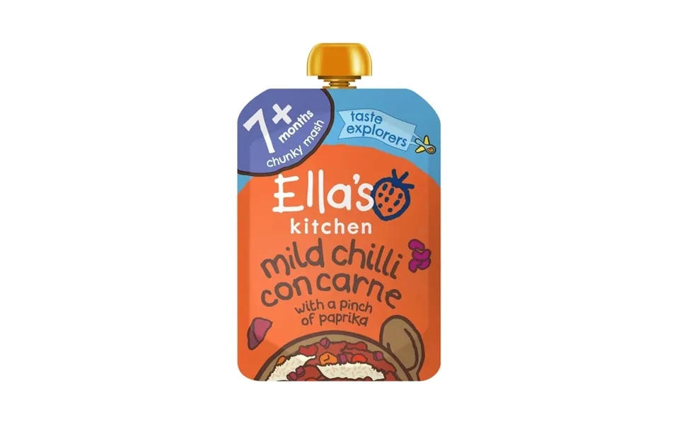 Ella's Kitchen Organic Chilli Con Carne Baby Food Pouch 7 Months 130g