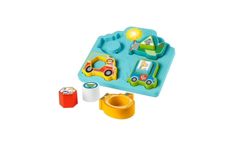 Fisher-price Shapes & Sounds Vehicle Puzzle Toy