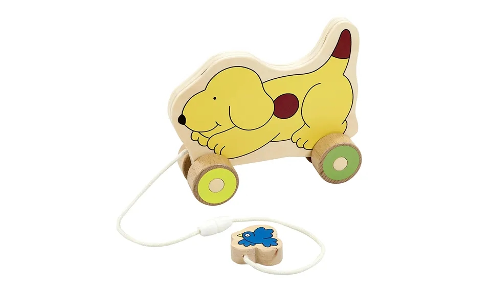 Fun With Wooden Pull Along Yellow